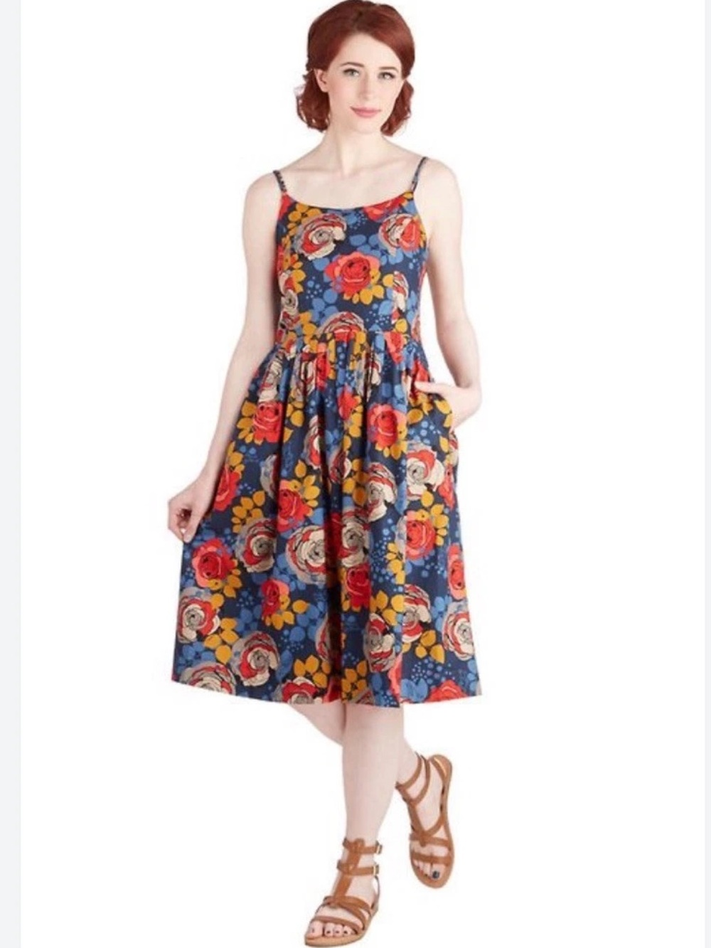 Bea & Dot by ModCloth floral tank dress size XL